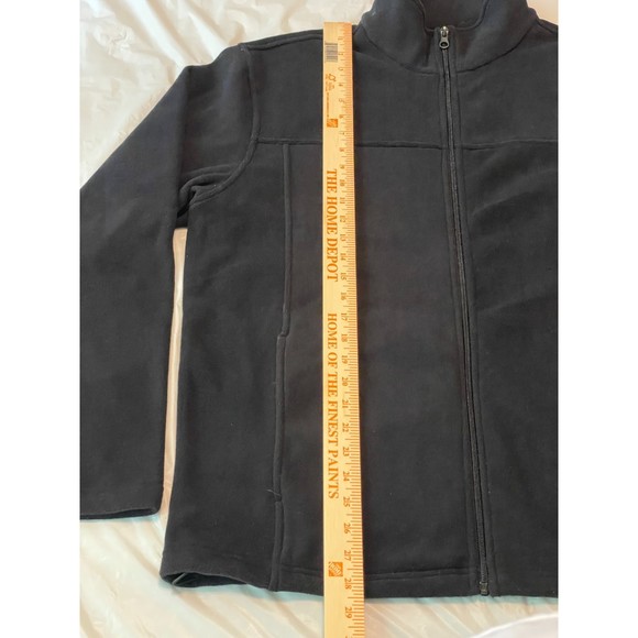 Bass Pro Shops Men's Full Zip Fleece Drawstring Waist Black Size L - Picture 2 of 5